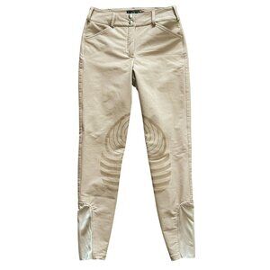 HKM Sports Riding Breeches 22 Beige Stretch Hunter Equestrian Pants Trousers